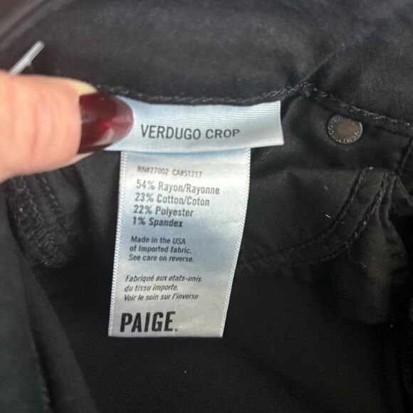 Paige Verdugo Crop Jeans - Picture 7 of 9